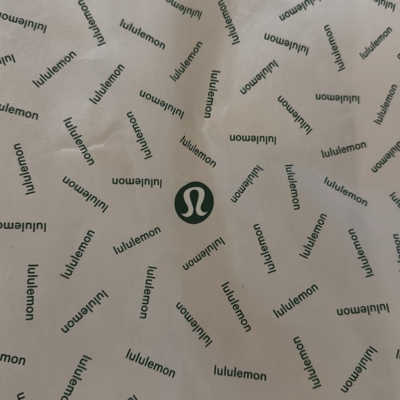 lululemon Reusable Logo Bag Tote - Holiday Limited Edition - Green/White - Picture 2 of 10